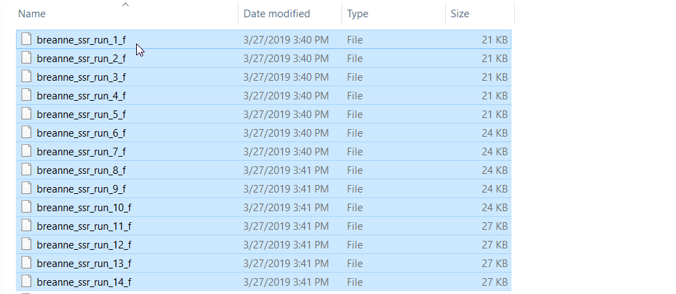 Files for Structure Harvester